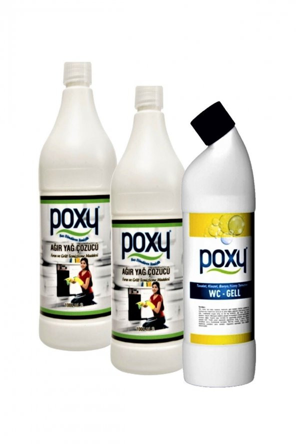 Ağır Yağ Çözücü 2 X 1 lt & Wc Jell 1 lt ürün görseli 1