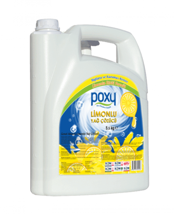 POXY LİMONLU YAĞ ÇÖZÜCÜ 6 Lt Ultra Etki ürün görseli 1