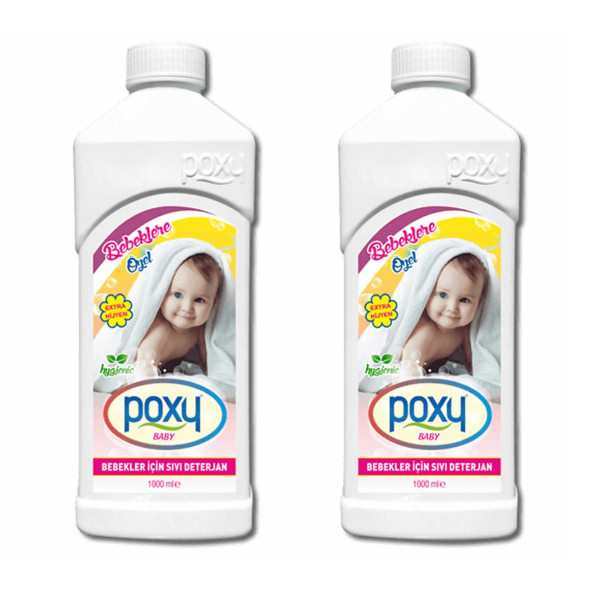 Bebekler İçin Sıvı Deterjan 1000 ml 2Li Set ürün görseli 1