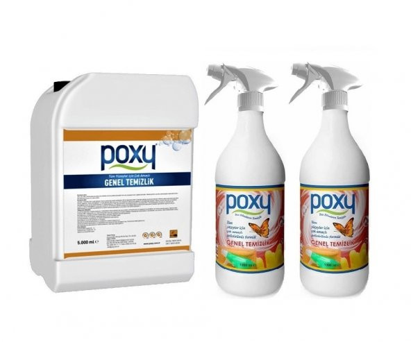 Poxy Genel Temizlik 5 Kg Genel Temizlik 1 Kg 2 Adet ürün görseli 1
