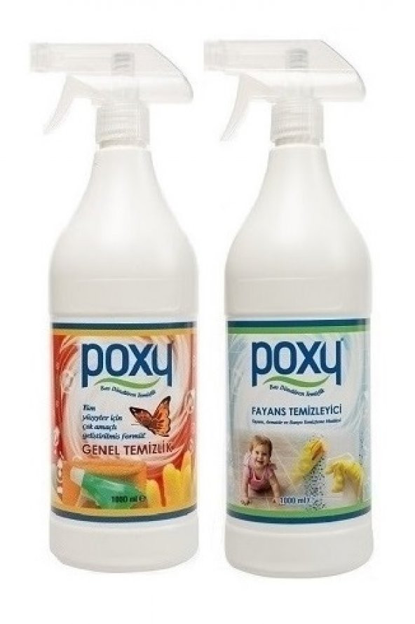 Poxy Genel Temizlik 1 Kg & Poxy Fayans Temizleyici 1 Kg ürün görseli 1