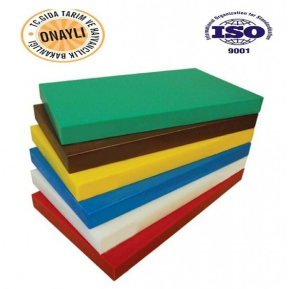 İthal Extra Sert Polietilen Kesim Tahtası Et Meyve Kesme Levhası 30x50x2 cm ürün görseli 1