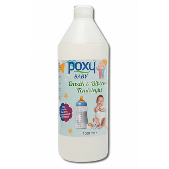 POXY BABY EMZİK  BİBERON TEMİZLEYİCİ 1 LT ürün görseli 1