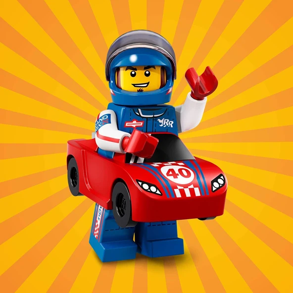 Lego 71021 Minifigure Series 18 - 13 Race Car Guy ürün görseli 1