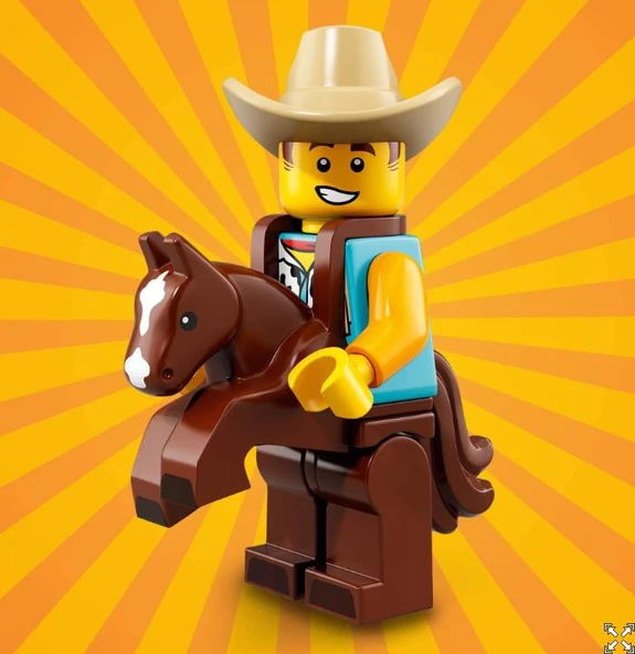 Lego 71021 Minifigure Series 18 - 15 Cowboy Costume Guy ürün görseli 1