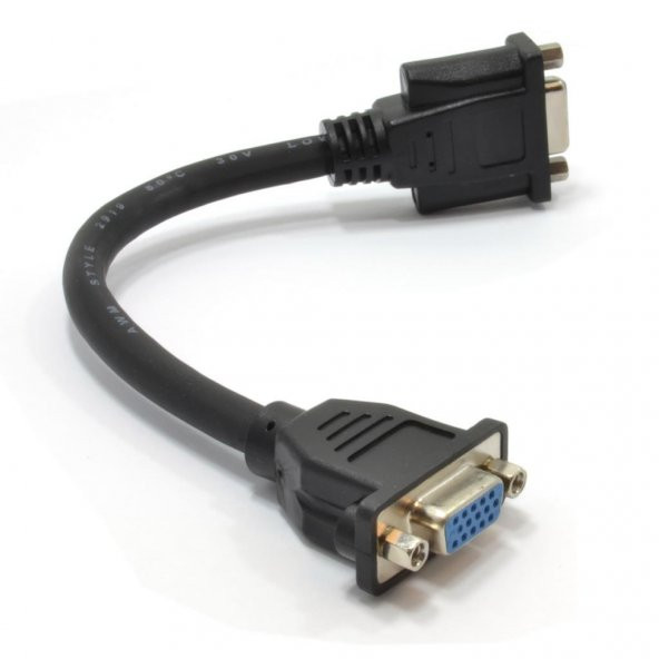 VGA Panel Tipi Dişi - Dişi Ara Kablo - 30 cm ürün görseli 1
