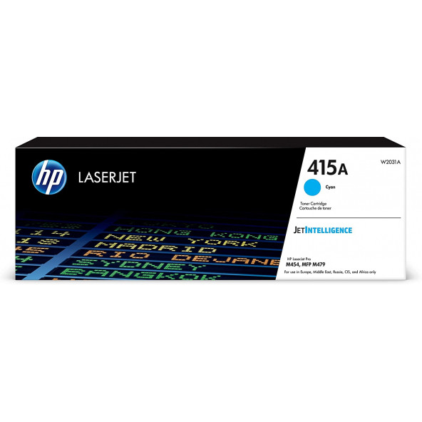 HP 415A Toner Cyan,Mavi, ORİJİNAL ürün görseli 1
