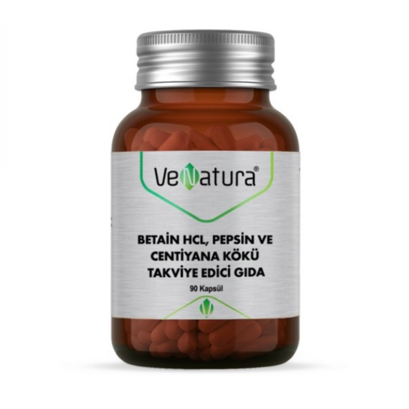 Venatura Betain HCL + Pepsin Takviye Edici Gıda 90 Tablet ürün görseli 1