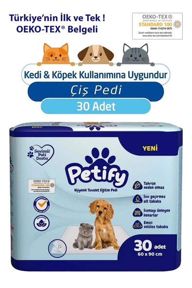 Evcıl Egıtım Pedı 60*90 Eko 30 Adet ürün görseli 1