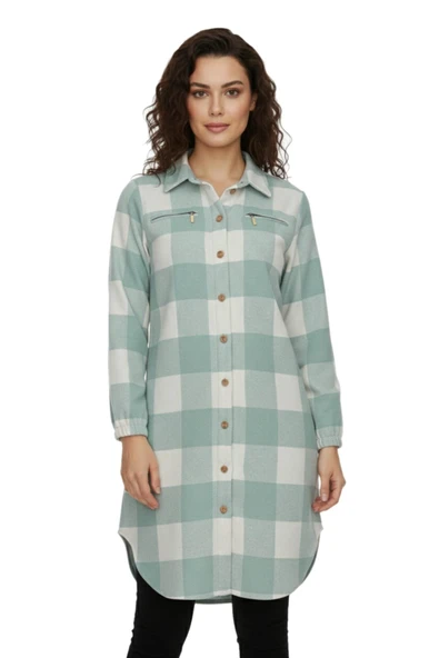 Kadın Oduncu Gömlek Tunik BGL-ST02454 ürün görseli 1