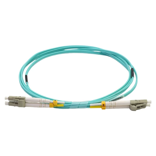 FİBER PATCH CORD LC-LC MM DUPLEX 50/125 OM4 2 MT - Resim 2