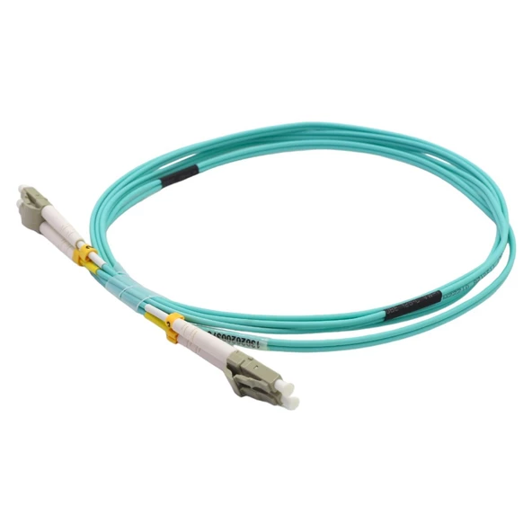 FİBER PATCH CORD LC-LC MM DUPLEX 50/125 OM4 2 MT - Resim 3
