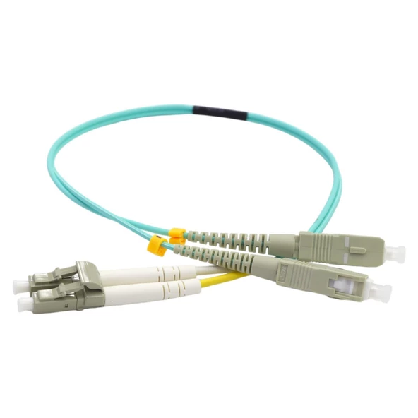 FİBER PATCH CORD SC-LC MM DUPLEX 50/125 OM3 0.30 MT - Resim 4