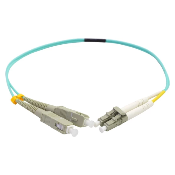 FİBER PATCH CORD SC-LC MM DUPLEX 50/125 OM3 0.30 MT ürün görseli 1