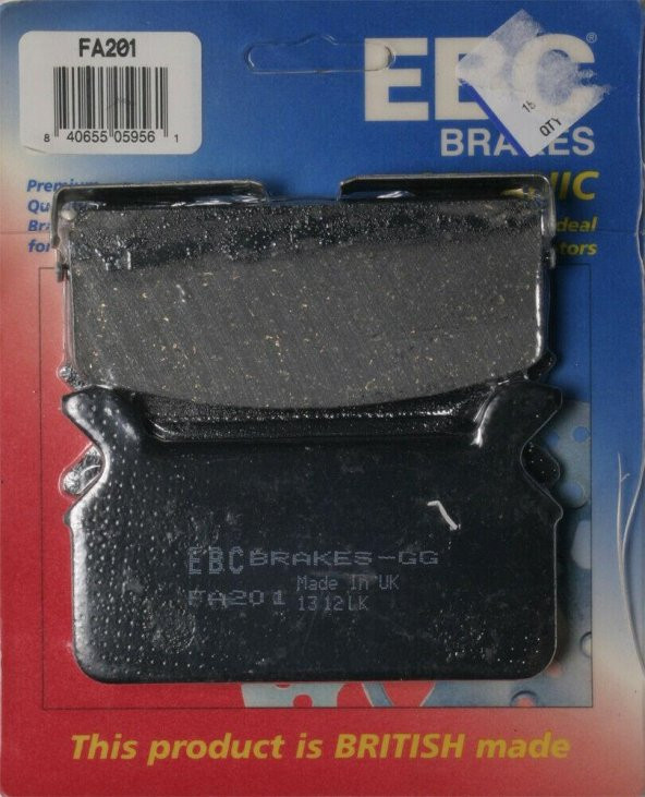 Ebc Fa201 1994-1999 Harley-Davidson Road King Classic Arka Fren Balatası ürün görseli 1