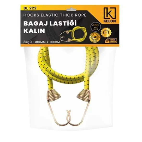 ELTOS KELON BAGAJ LASTİĞİ 10MM - 100 CM ürün görseli 1