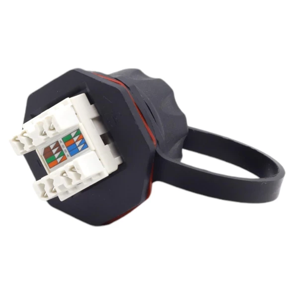 KEYSTONE JACK UTP CAT6 180 D IP67 VİDALI EDÜSTRİYEL - Resim 3