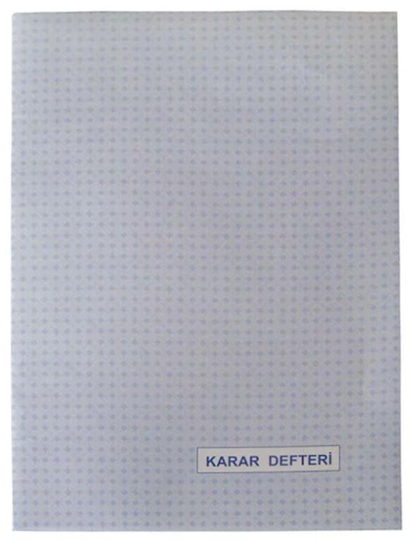 DILMAN KARAR DEFTERI KARTON KAPAK NUMARALI 40 YP ürün görseli 1