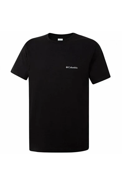 Columbia CSC M Basıc SM Logo Brushed SS Tee Erkek Tişört Siyah CS0282-010 ürün görseli 1