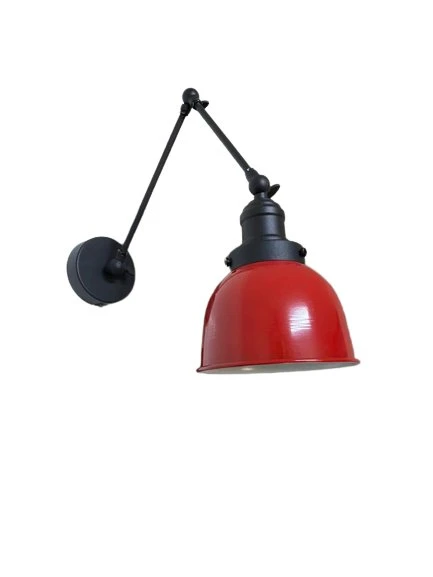 Rsylight Retro Metal Dekoratif Akrobatik Rustik Kırmızı Mafsallı Duvar Aplik ürün görseli 1