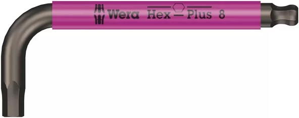 Wera 950 SPKS Hex-Plus Renkli Kısa Alyan 8mm 05022676001 ürün görseli 1