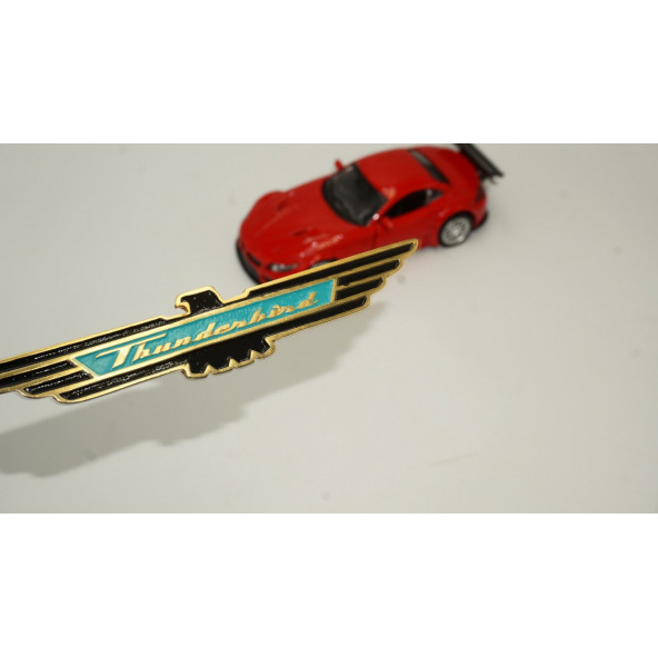 Ford Thunderbird Yeni Nesil Bagaj 3M 3D Krom Metal Logo Amblem ürün görseli 1