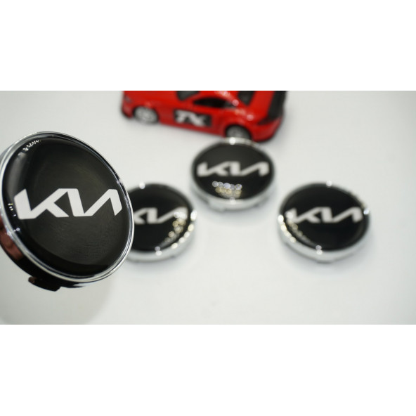 Kia Yeni Nesil Logo Jant Göbeği Kapak Seti 60mm ürün görseli 1