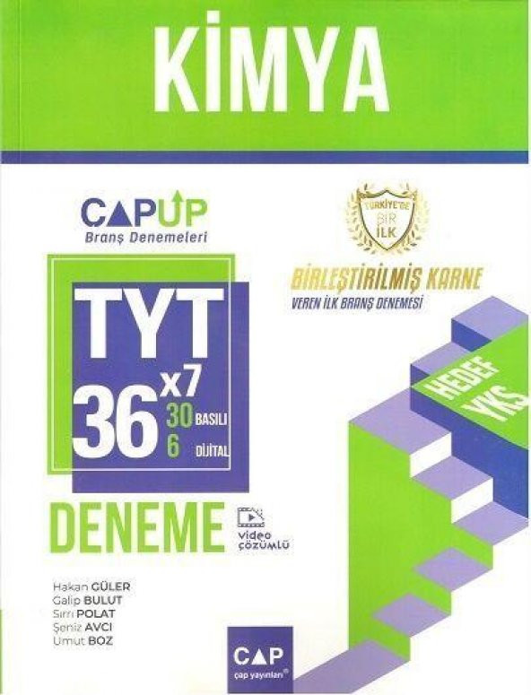 TYT Kimya 30 x 6 Up Deneme Çap Yayınları ürün görseli 1