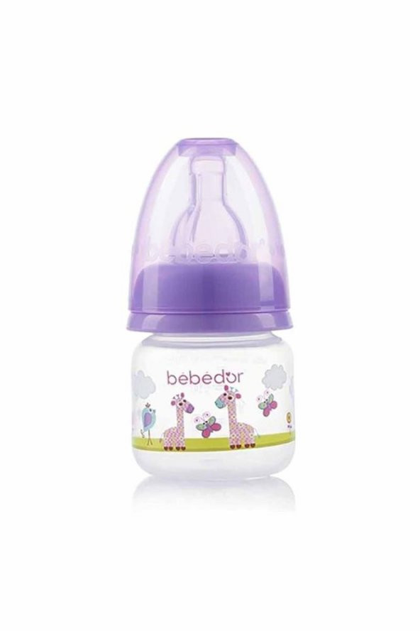 Bebedor Pp Emzikli Yavaş Akış Özel Amaçlı Mini Biberon 60 ml-Mor ürün görseli 1