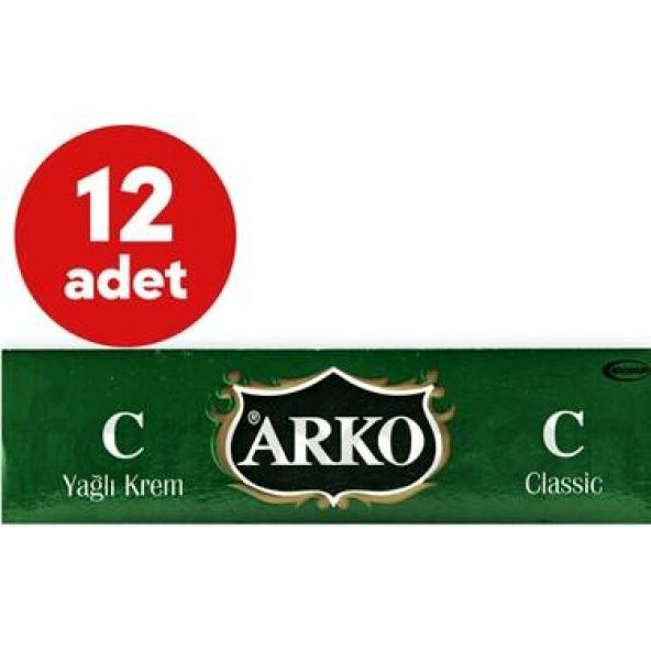 ARKO YAGLI KREM KLASIK 20 ML X 12 ADET ürün görseli 1