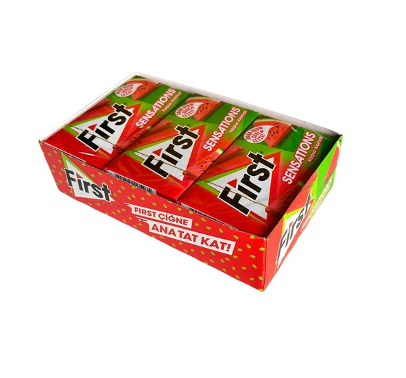First Sensations Karpuz Aromalı Sakız  27 gr 12 Adet ürün görseli 1