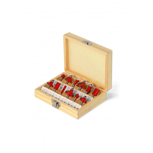 12 Parça freze uç takımı 6mm-8mm-12mm ürün görseli 1