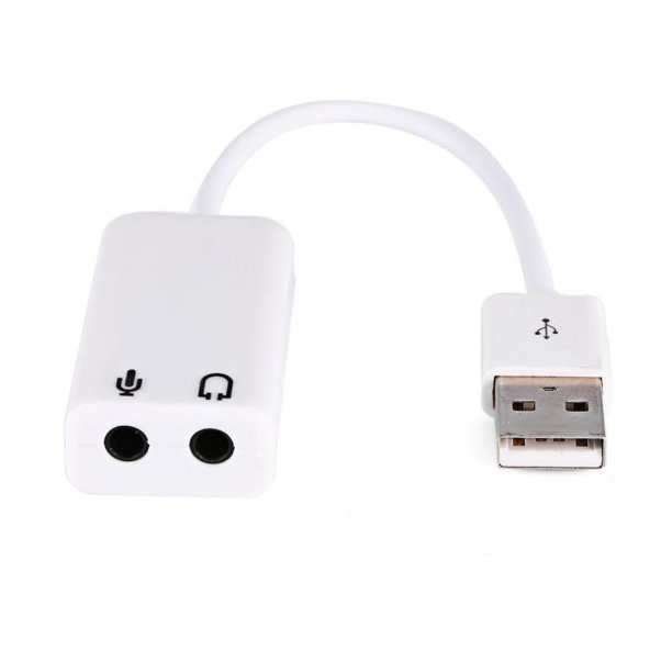 Harici Kablolu 7.1 Usb Ses Kartı 3.5mm Mikrofon Çevirici Dönüştürücü Adaptör ürün görseli 1