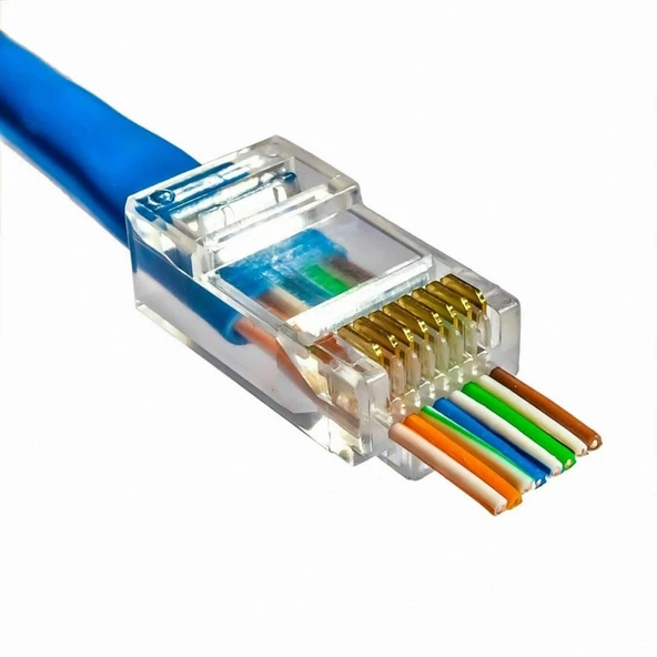 KONNEKTÖR RJ45 CAT6 100'LÜ PAKET ürün görseli 1