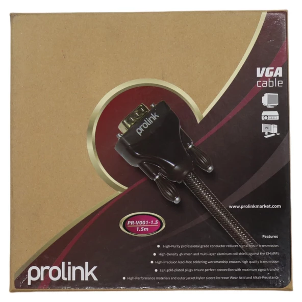 VGA-VGA KABLO 1.5 MT - Resim 4