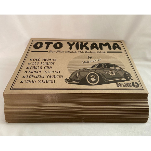 Oto Kağıt Paspas 100 Adet - Resim 4