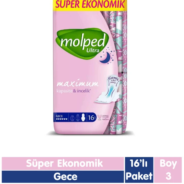 Molped Ultra Ped Gece 16 Adet ürün görseli 1