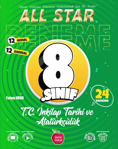 Newton Yayınları 8. Sınıf All Star T.c. inkılap Tarihi ve Atatürkçülük Deneme ürün görseli 1