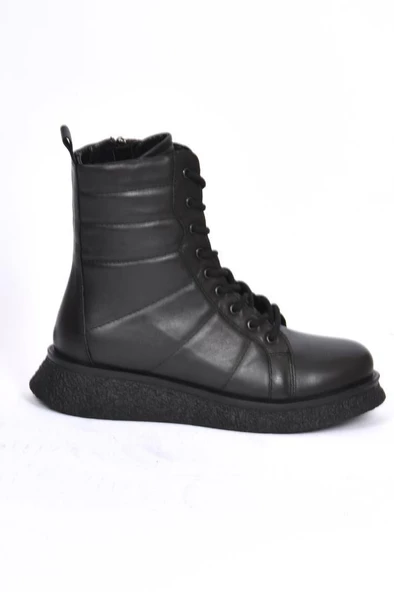 Step More Z412610 Kadın Postal Deri Bot - Resim 8