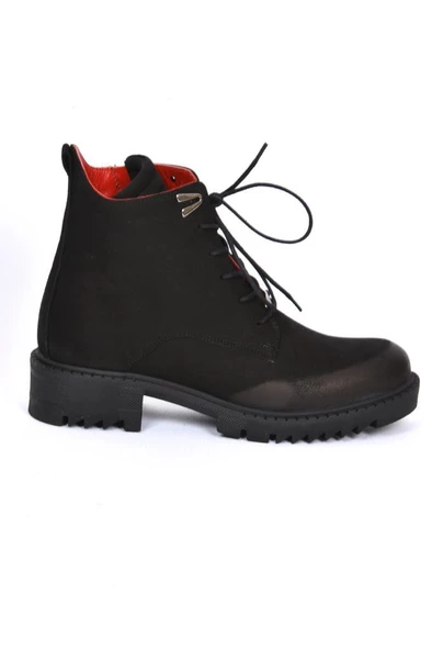 Step More Z1365 Kadın Postal Deri Bot - Resim 3