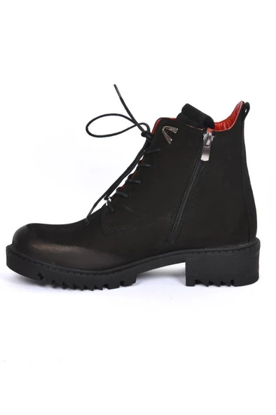 Step More Z1365 Kadın Postal Deri Bot - Resim 4