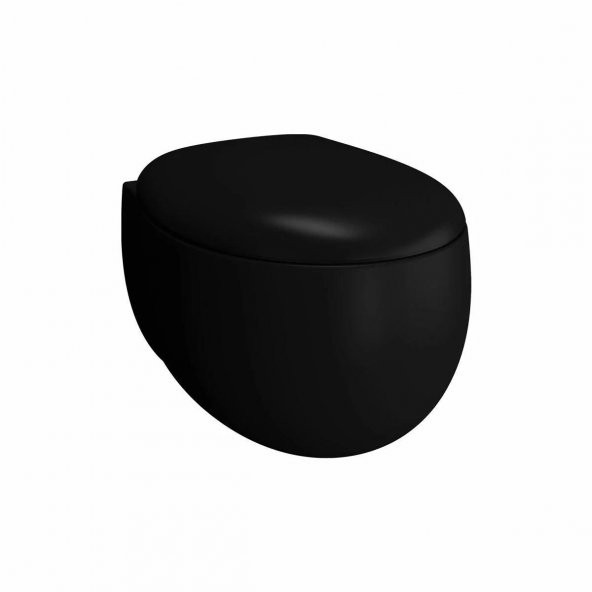 VitrA Memoria Rim-ex Asma Klozet-Mat Siyah 5885B483-0559 ürün görseli 1