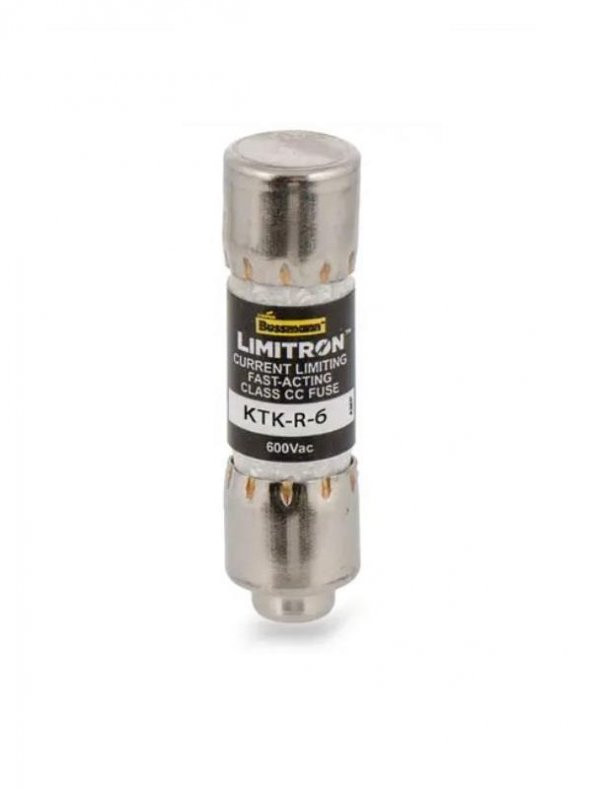 Bussmann Sigorta Hızlı Eaton KTK-R-6 600Vac 6A 10x38 mm ürün görseli 1