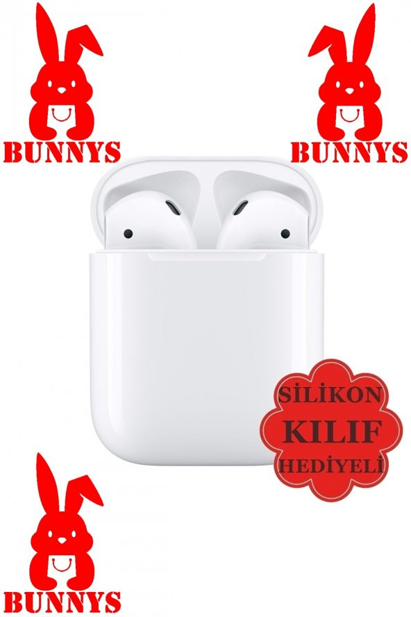 Samsung Galaxy A30 Uyumlu Airpods 2 Nesil Bluetooth Kulaklık KILIF HEDİYELİ ürün görseli 1