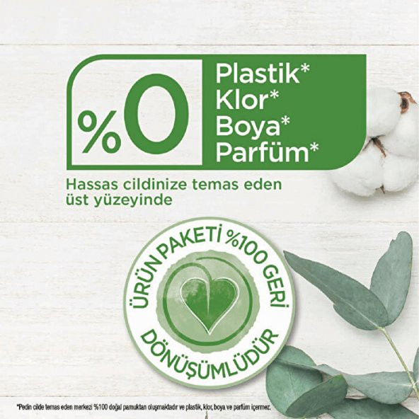 Kotex Natural Ped Gece 14 Adet - Resim 2