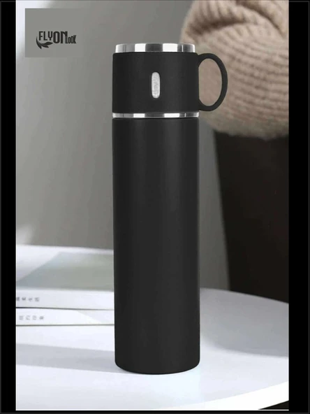 316 Paslanmaz Çelik Termos Bardak 580 Ml Bardaklı 20 Saat Sıcak-soğuk Thermos Mug Kupa Coffee ürün görseli 1
