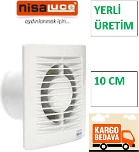Nisa 100 Lük 10 Cm Aspiratör Havalandırma Fan ürün görseli 1