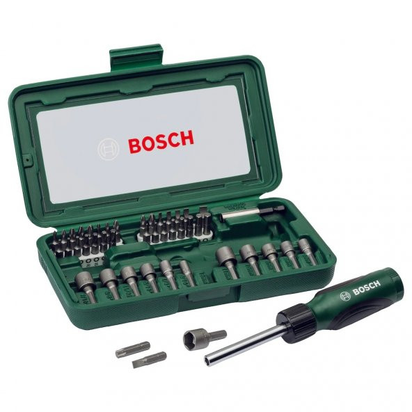 Bosch 2607019504 46 Parça Cırcırlı Tornavida Seti ürün görseli 1