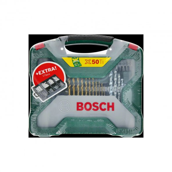 Bosch X-Line 50 Parça Aksesuar + 173 Parça Montaj Seti ürün görseli 1