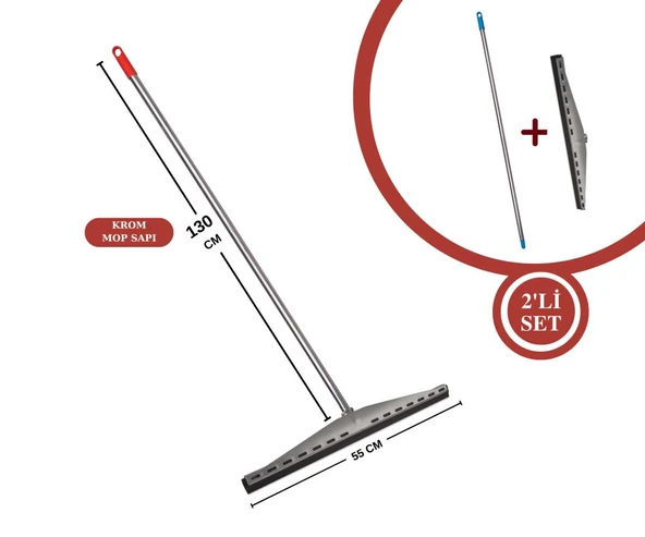 FLORA FT508 KROM MOP SAPI VE F155 KİBAR YERSİL SET ürün görseli 1